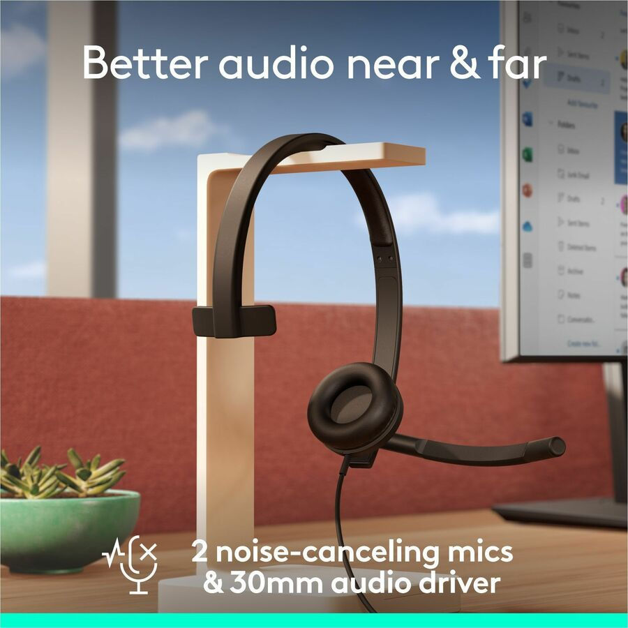 Thumbnail: Logitech USB Headset Mono H570e