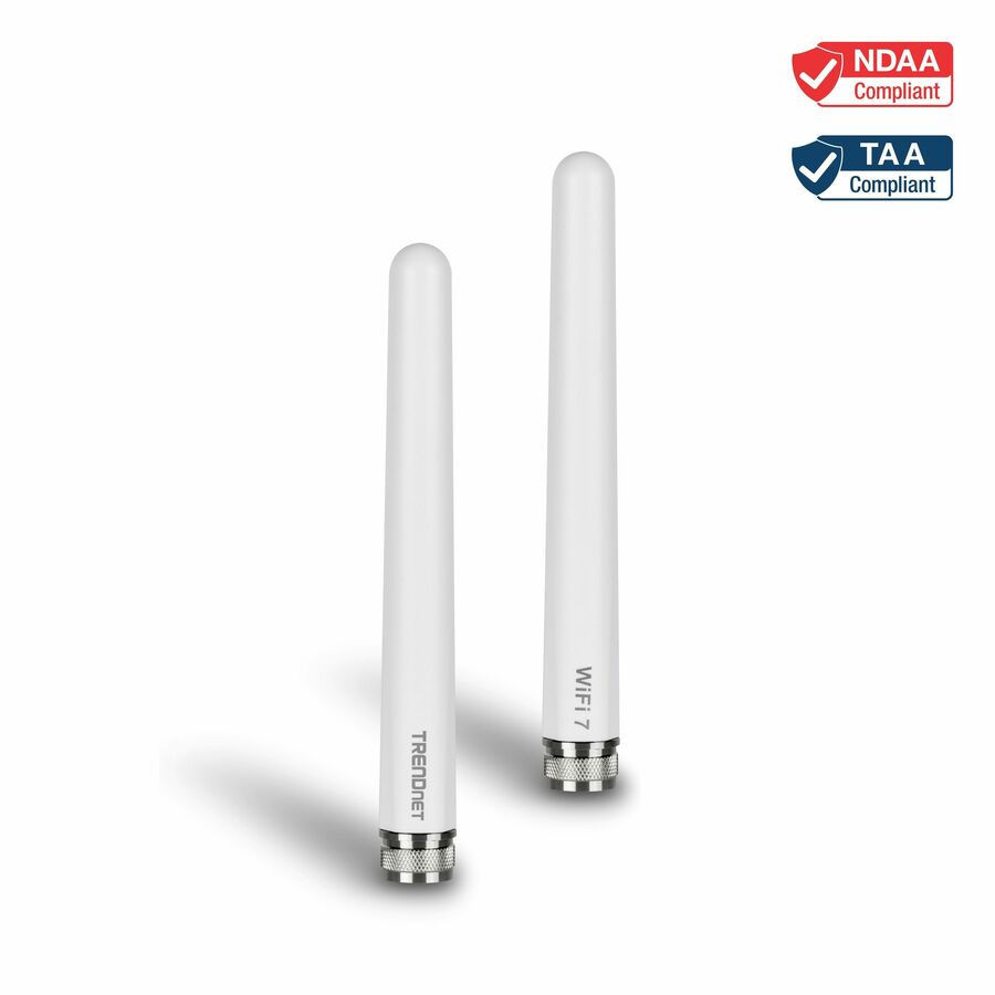 TRENDnet 3/6/7 dBi Outdoor Tri-Band Omni Antenna Kit TEW-AO57, 2.4GHz, 5GHz