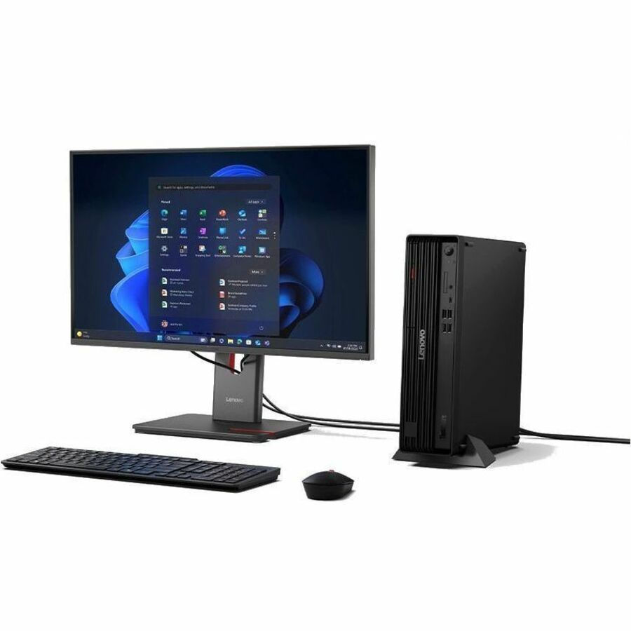 Thumbnail: Lenovo ThinkCentre M70s Gen 6 12YK001AUS Desktop AI Computer - 16 GB - Black