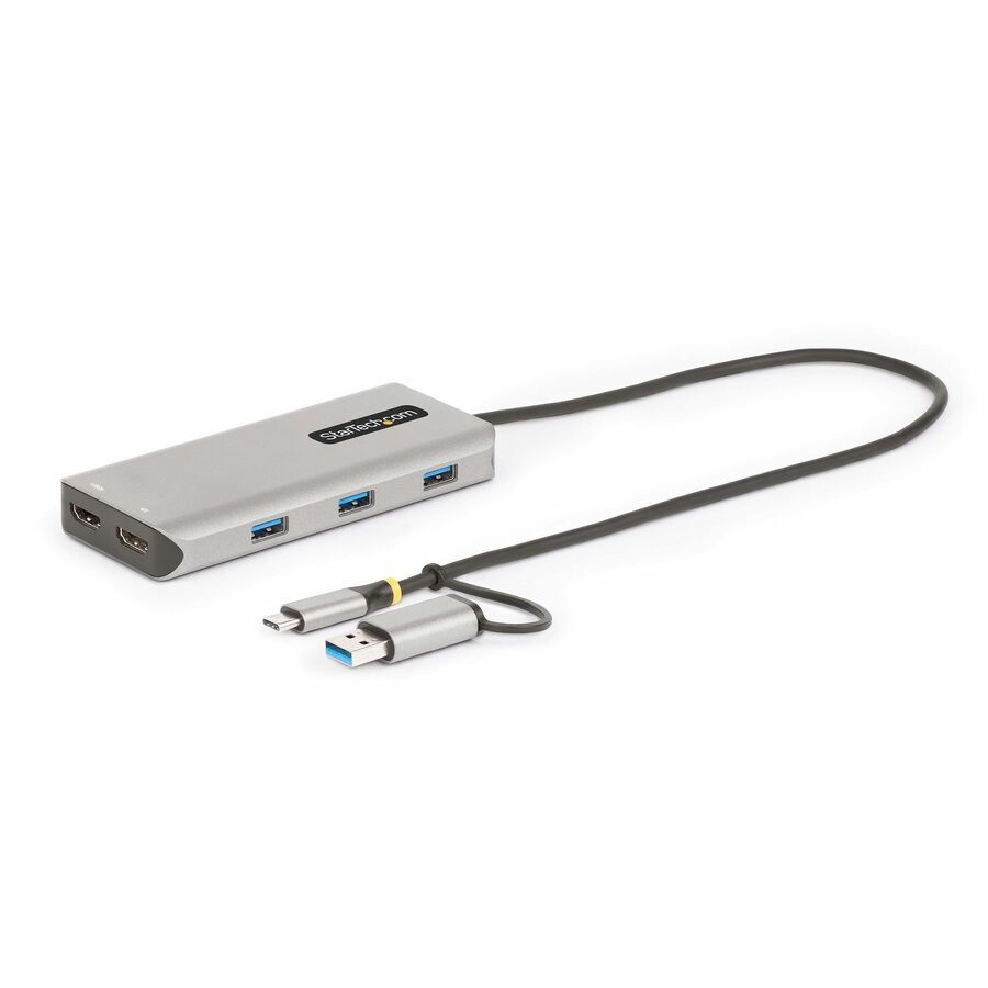 StarTech USB-C Multiport Adapter w/Attached USB-C to USB-A Dongle