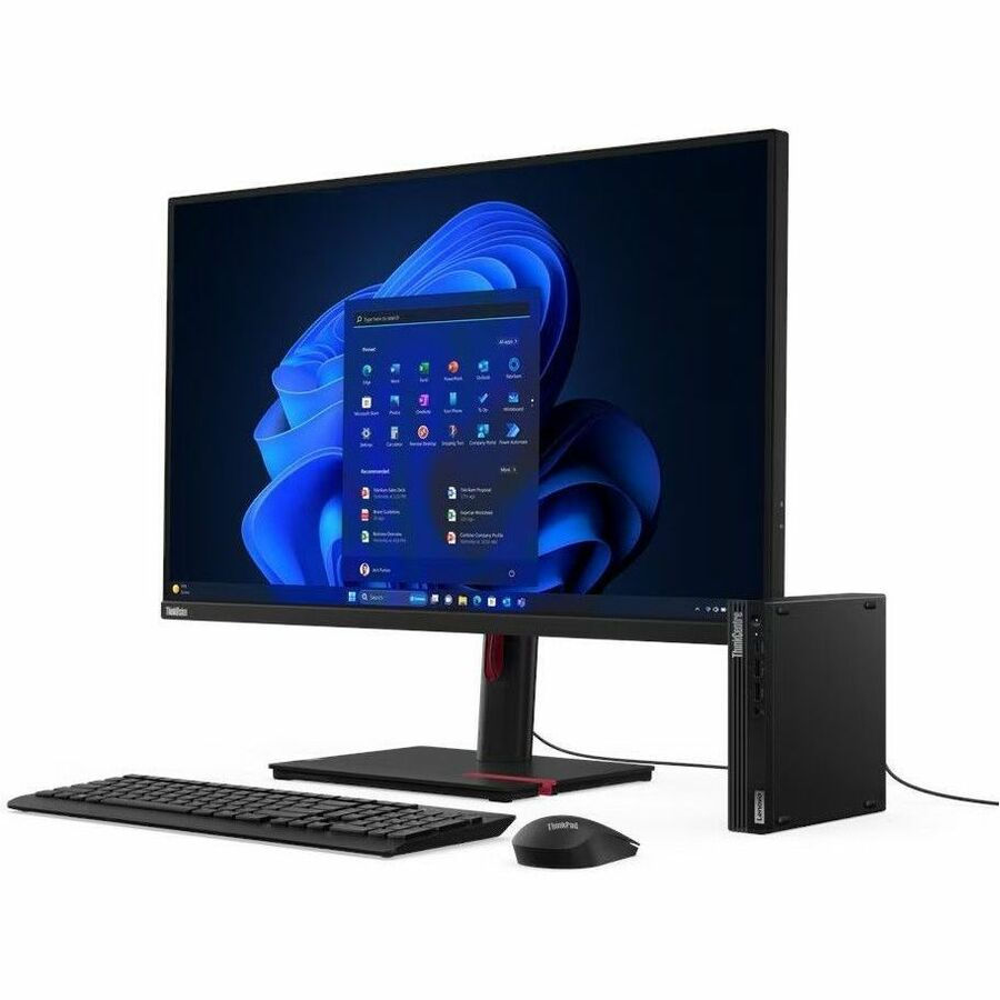 الصورة المصغرة: Lenovo ThinkCentre M70q Gen 5 12TD001RUS Desktop Computer - 16 GB - 512 GB SSD