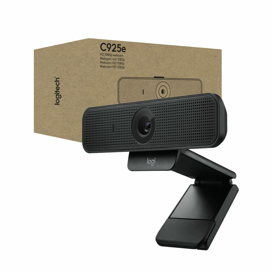 Logitech C925e Business Webcam, HD 1080p/30fps Video, Light Correction