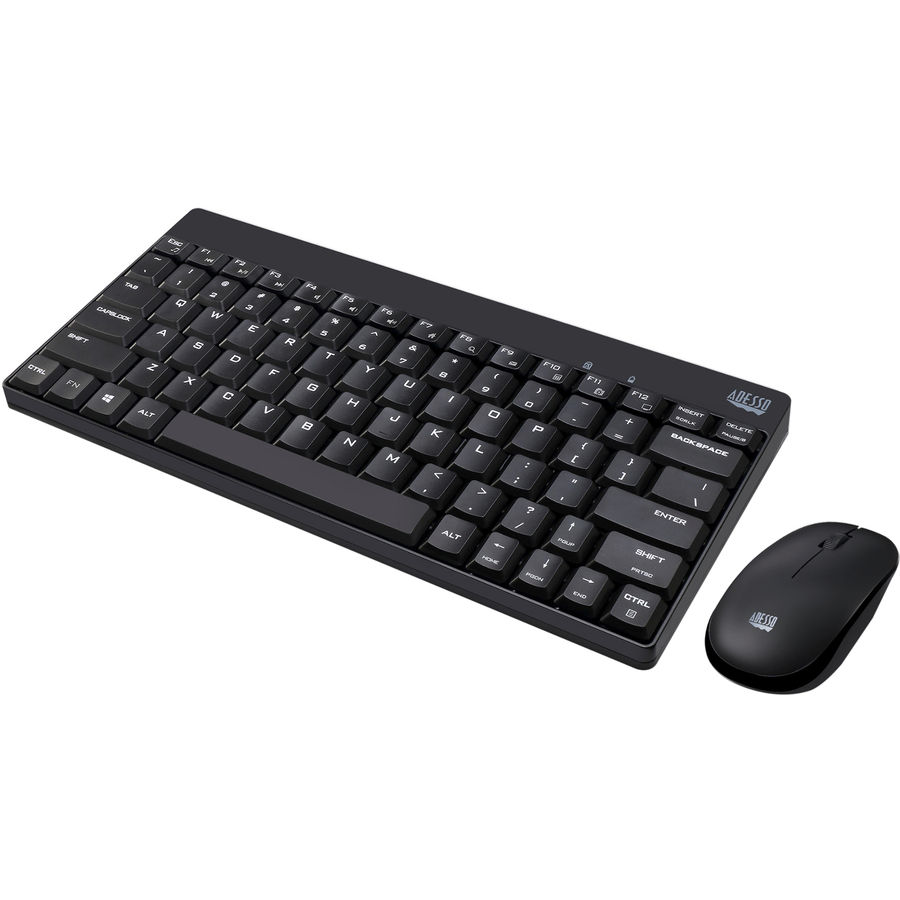Miniature : Adesso WKB-1100CB Wireless Spill Resistant Mini Keyboard & Mouse Combo
