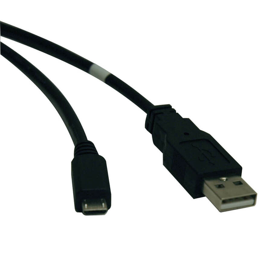 Eaton Tripp Lite Series USB 2.0 A to Micro-B Cable (M/M), 3 ft. (0.91 m)