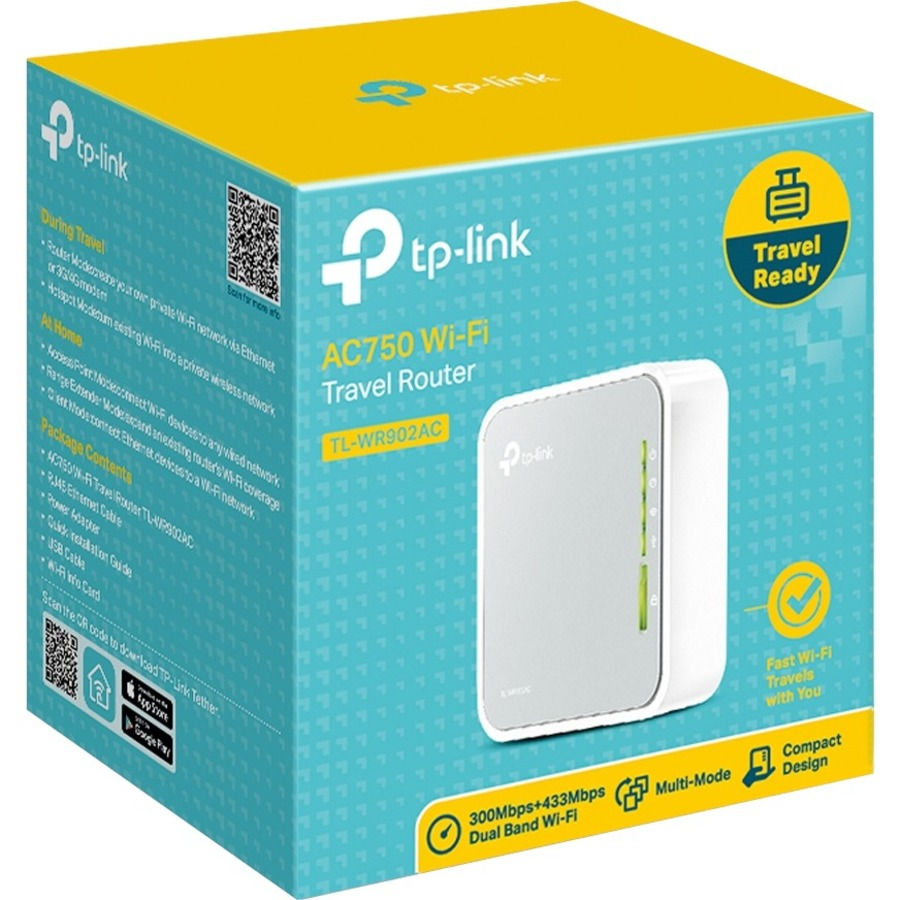 TP-Link TL-WR902AC AC750 Wireless Portable Nano Travel Router