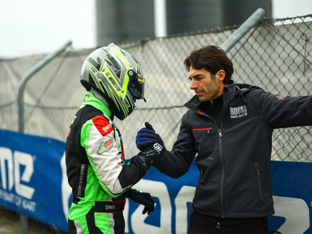 Cristian Biasatti già in pista a Zuera