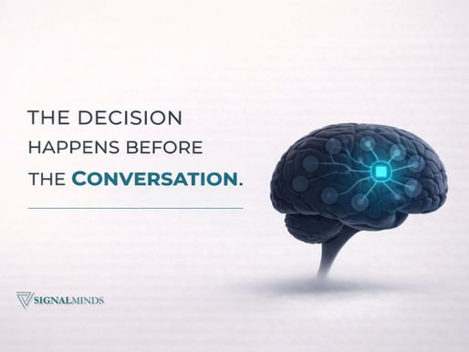 Why B2B Buyers Decide Before They Ever Talk to You (The Psychology Behind the Invisible Journey) 