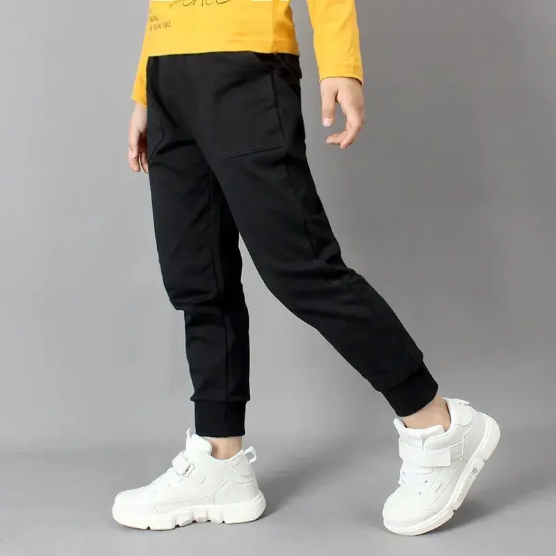 Thumbnail: IENENS Kids Baby Boys Cotton Loose Pants Sports Clothes Children Wears