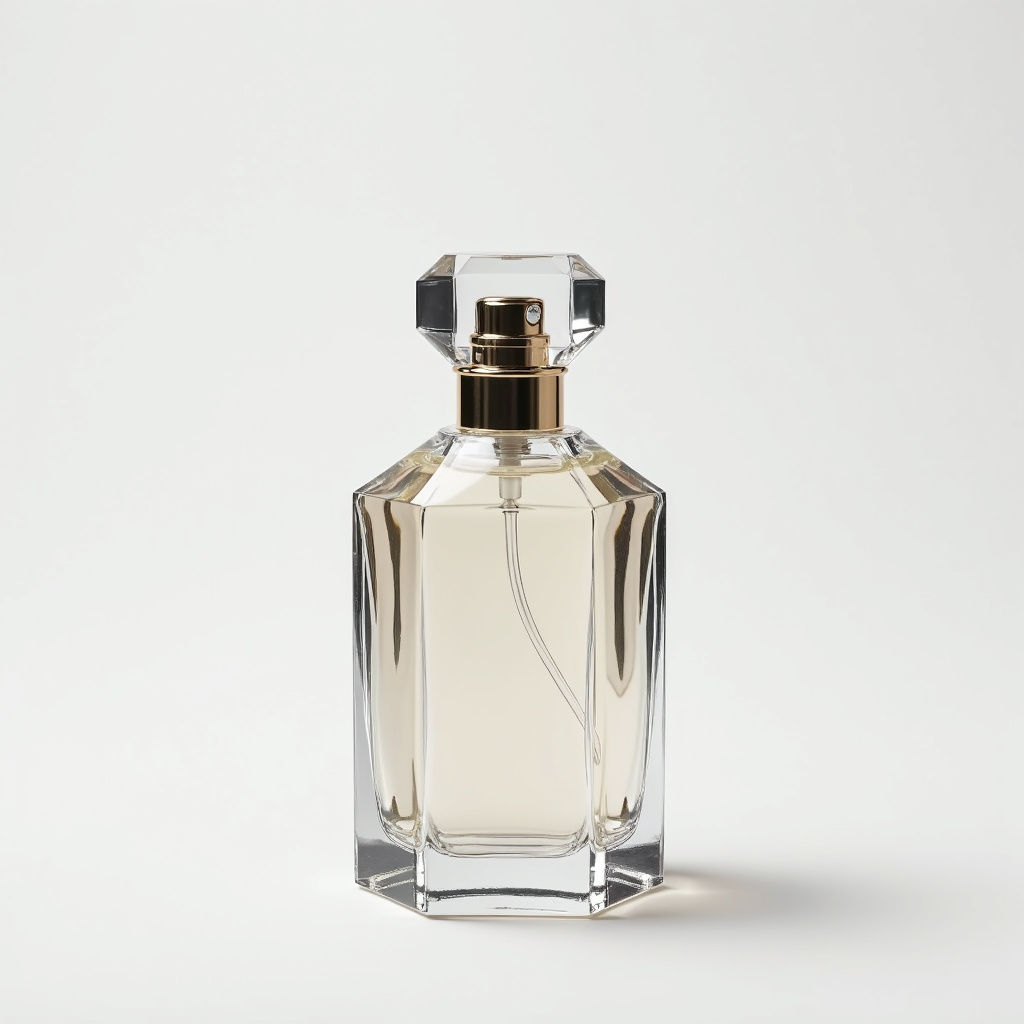 Crystal Faceted Bottle