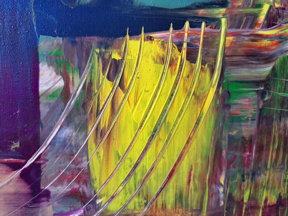 Thumbnail: Glimmers of Hope (90x60cm)