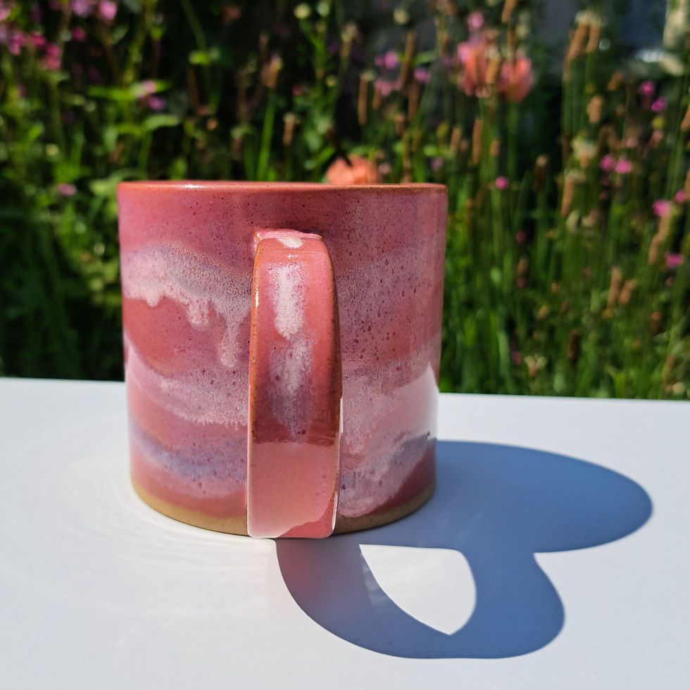 Thumbnail: Raspberry Mist mugs (single, or set of 3)