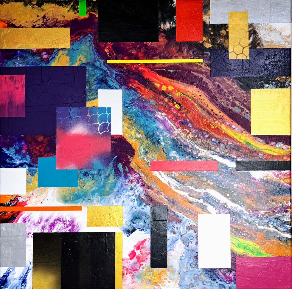 Thumbnail: Glory of the Rapids (60x60cm)