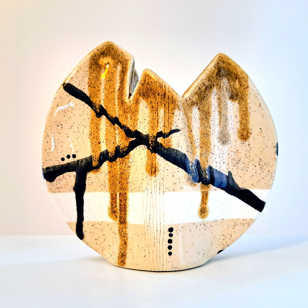 Thumbnail: Abstract vase 2 (14x5.5cm)