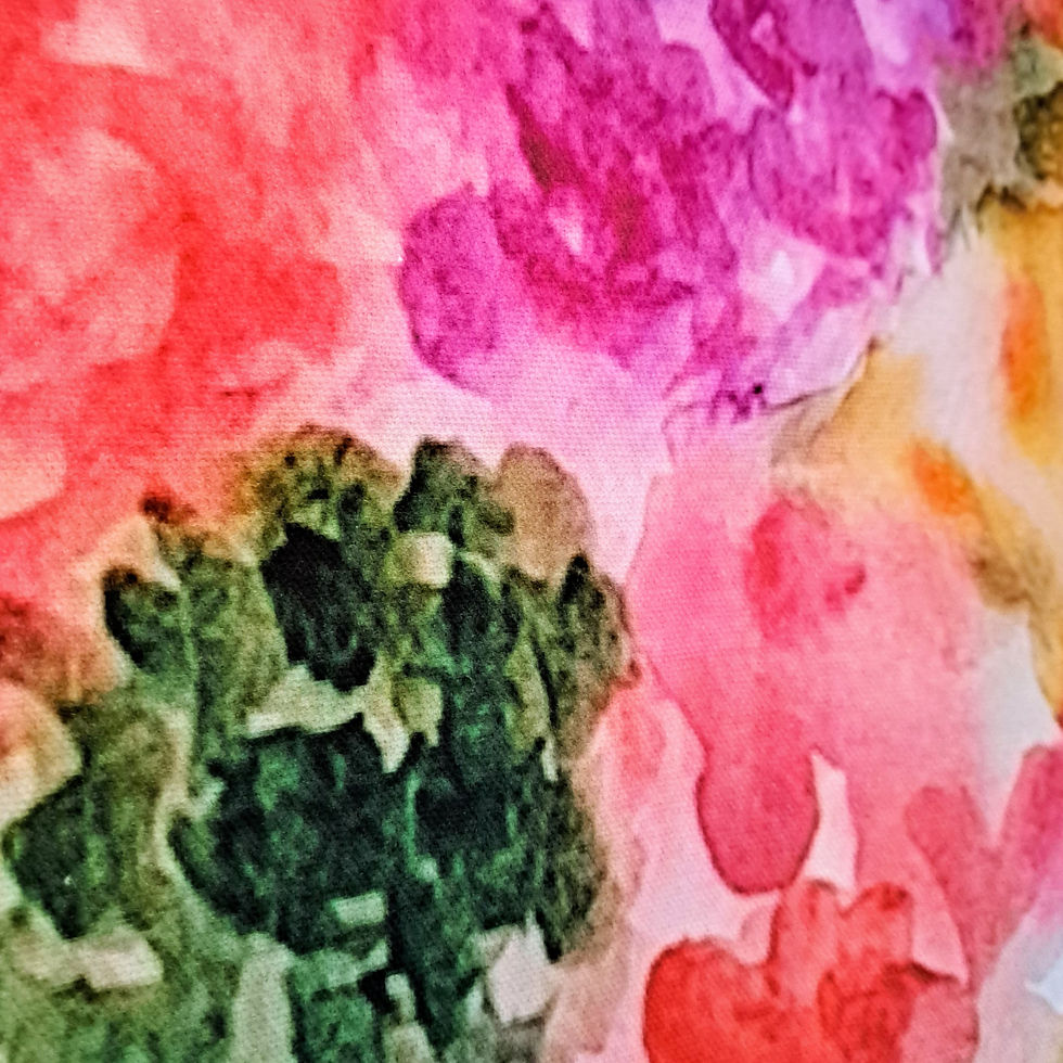 Thumbnail: Book bag - Hydrangeas (40x36cm)