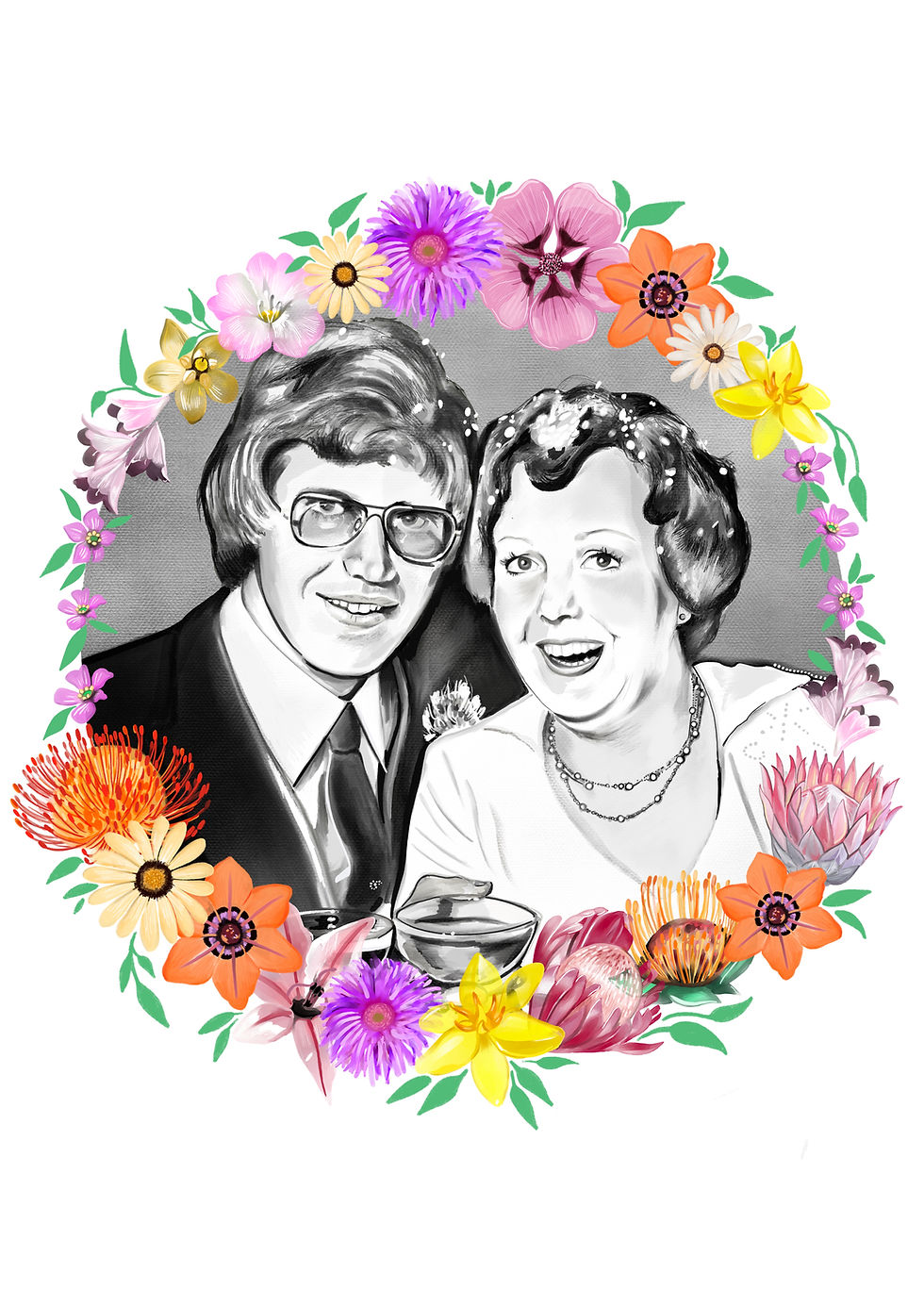 Bespoke Portraits- 50th Wedding Anniversary Celebration!