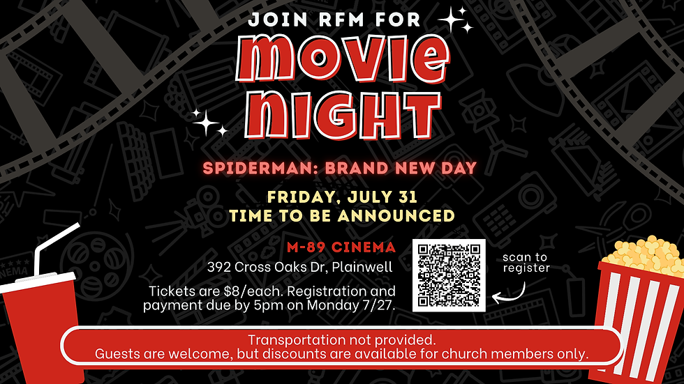 RFM Movie Night - Spiderman 2026