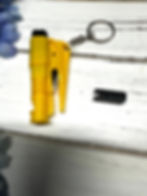 Yellow Seat belt cutter/window breaker