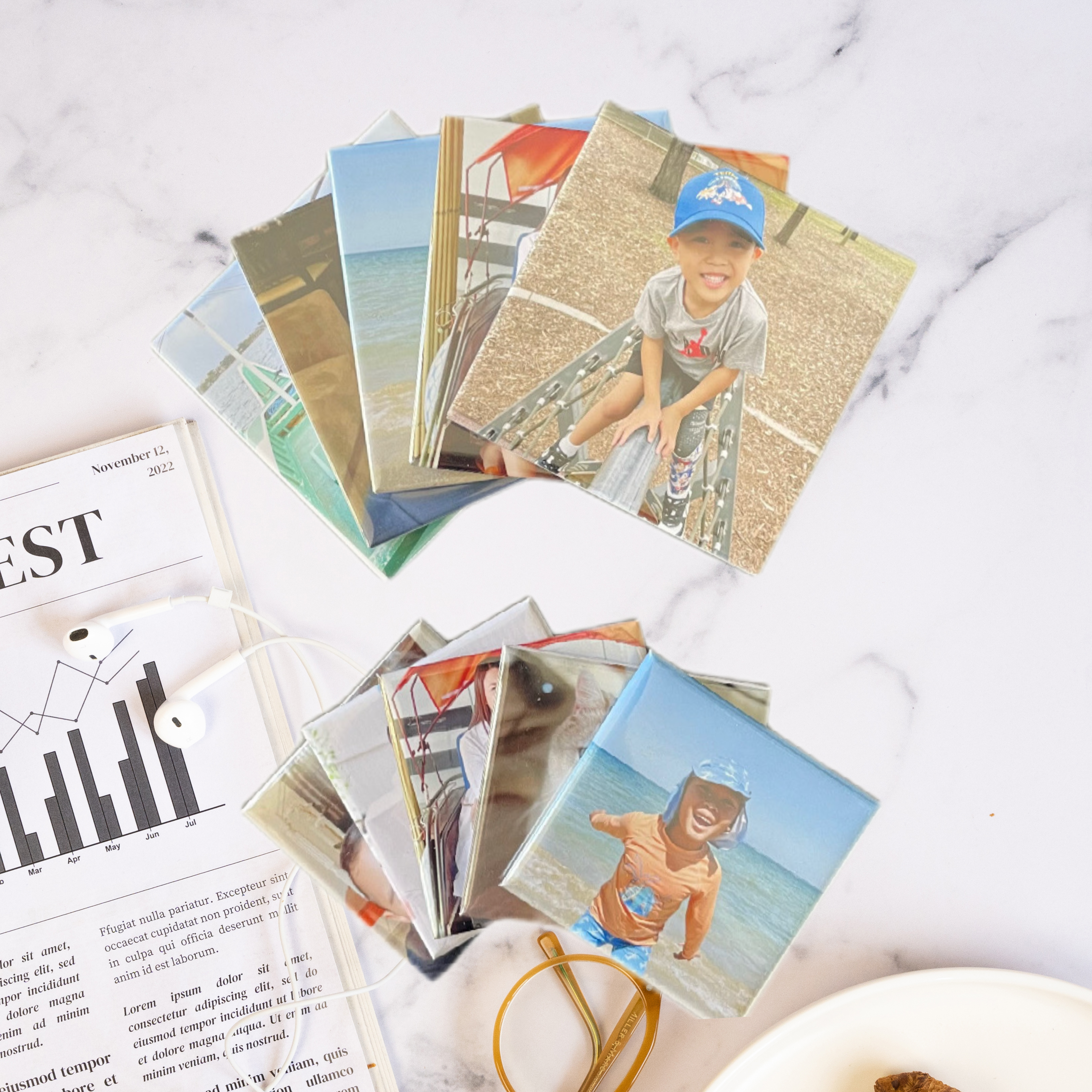 Custom Pressed Photo Magnets - 2 Sizes Available
