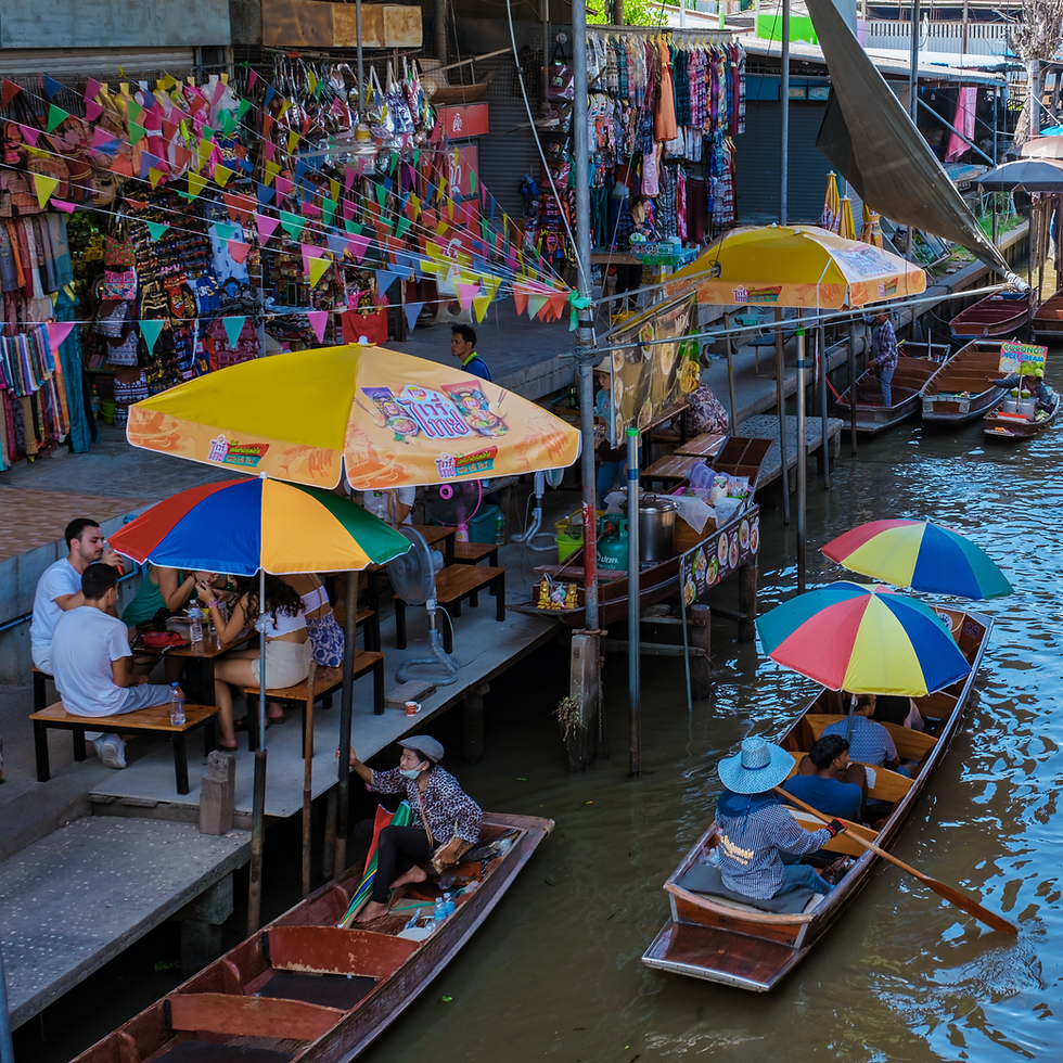 縮圖：Damnoen Saduak Floating Market and Maeklong Railway Market Tour