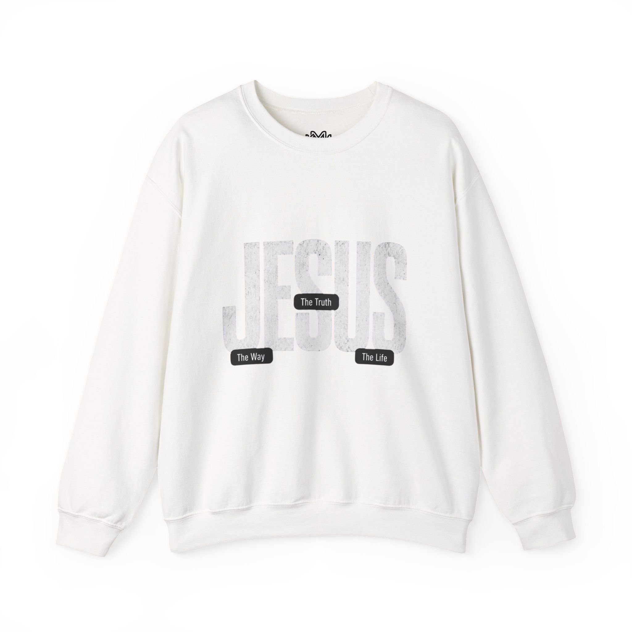 Jesus Crewneck Sweatshirt — “Jesus: The Way, The Truth, The Life”