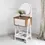 Thumbnail: Makeup Station and Vanity Table Set with Mirror, Cosmetic Organizer Storage