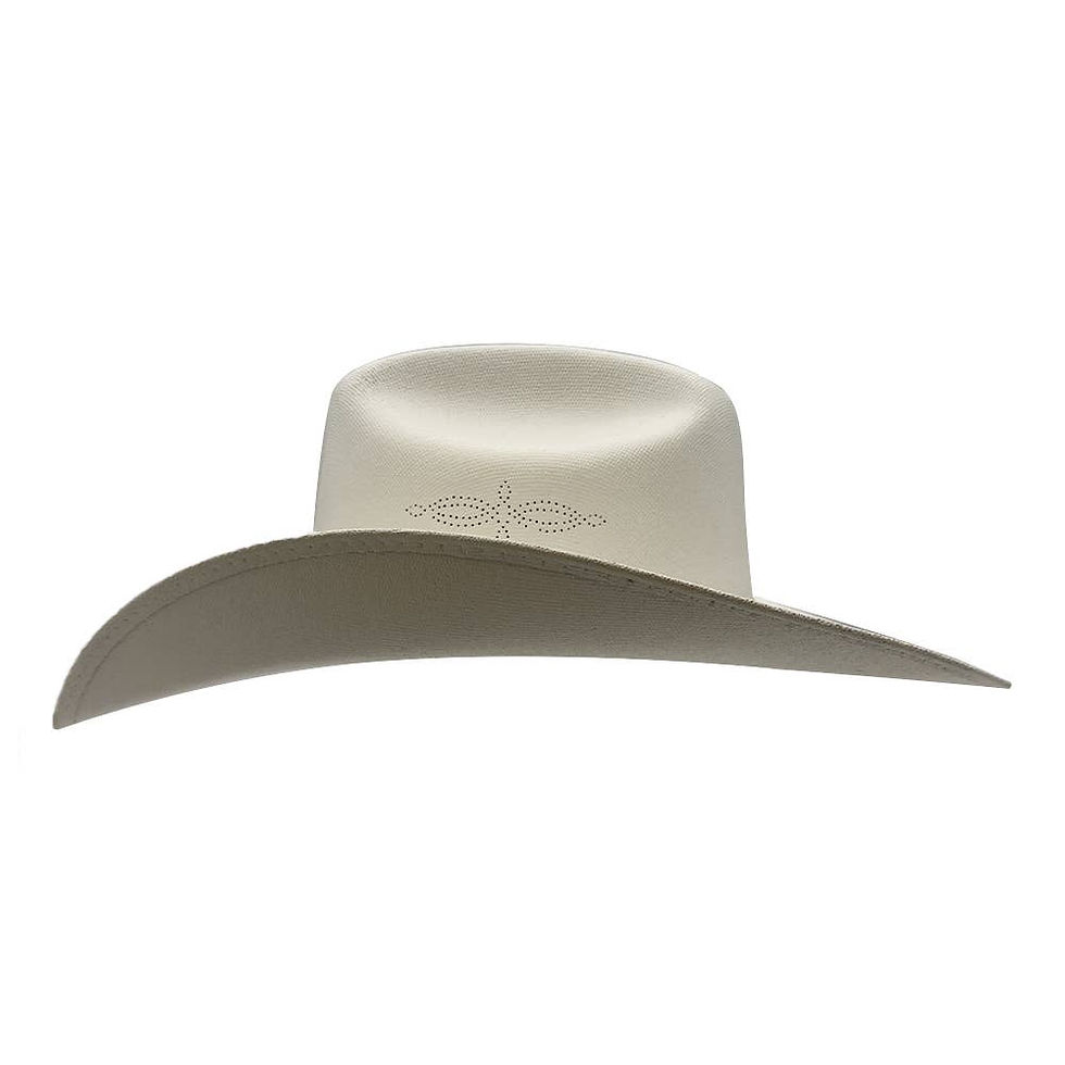 Thumbnail: Canvas Cattleman in Pink, White and Baby Blue