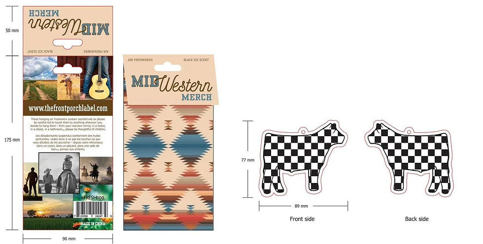 Thumbnail: Checkerboard Show Steer Air Freshener