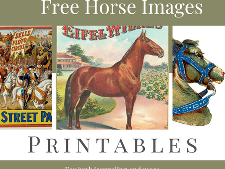  25+ Free Vintage Horse Graphics and Ephemera for your Junk Journal