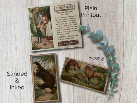 How to make Printed Ephemera Look Old