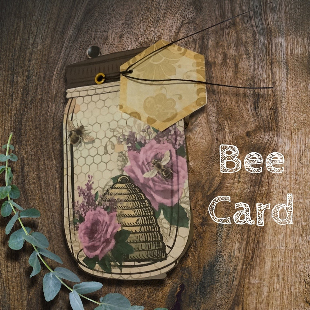 Free Bees Project: Make a Bee Jar Card