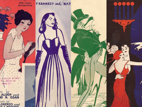Free Vintage Sheet Music Covers/ Ephemera; 1890-1924