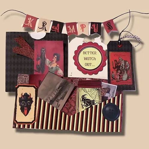 Thumbnail: Krampus Christmas Pocket Kit Creepy Krampus Christmas Set