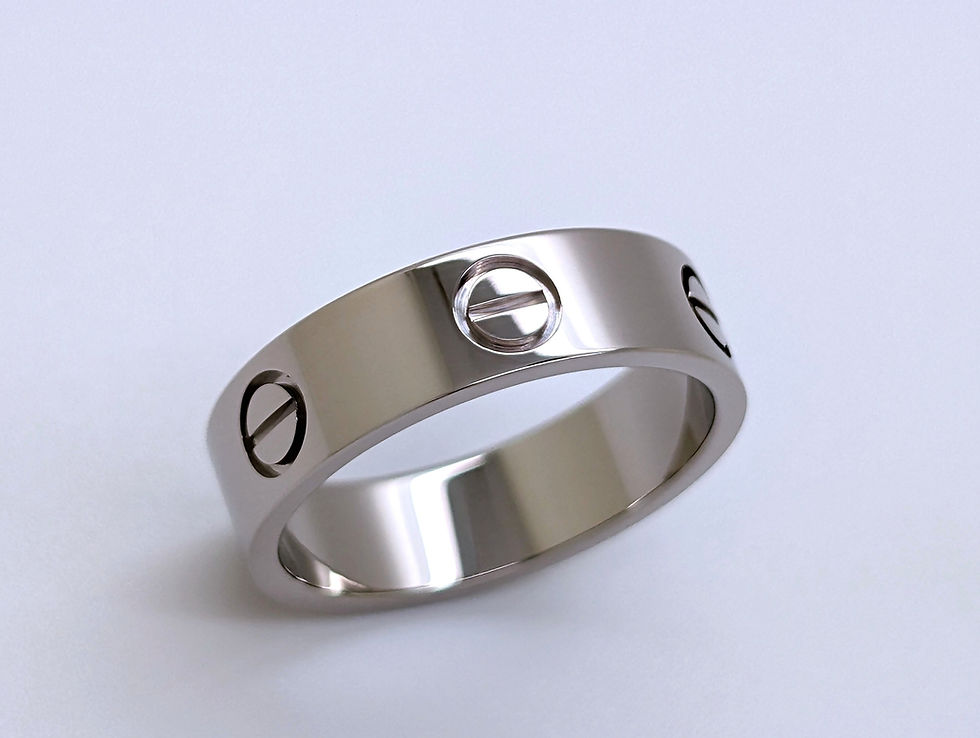 Cartier's iconic LOVE Ring size 55 or 7.5 USA with the Original Box + Certificate of Authenticity