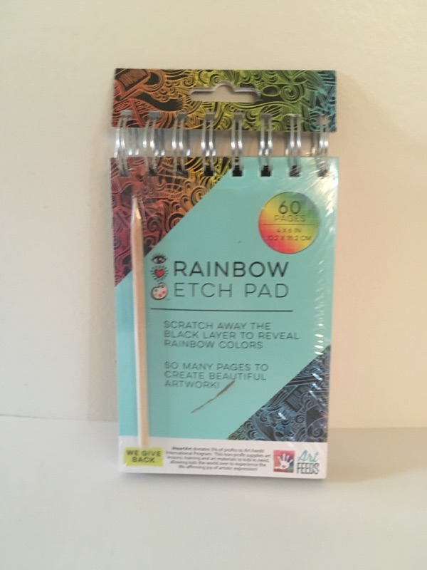 Bright StriEpes Rainbow Etch Pad UPC #6972569241023