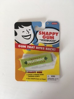 Schylling Snappy Gum / Gum that bites back! UPC #019649229086