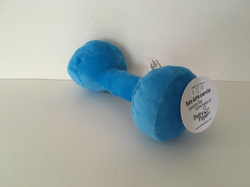 Baby Paper Blue Weight Sensory Crinkle Toy - UPC #798304458282
