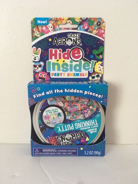 Crazy Aarons Hide Inside Party Animals ThinkingPutty UPC #810066954366