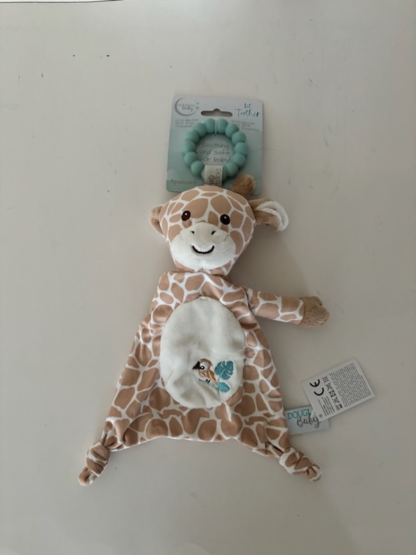Douglas Lil Teether Georgie Giraffe 6390 UPC #767548157619