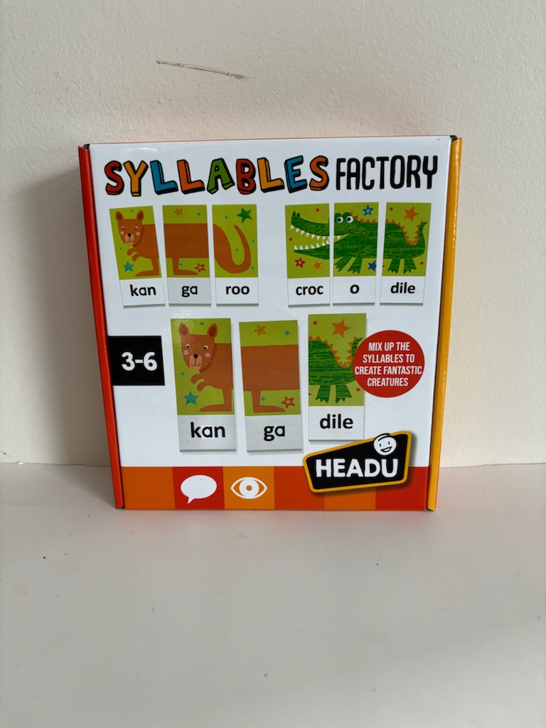 Headu Syllables Factory UPC #8059591424636