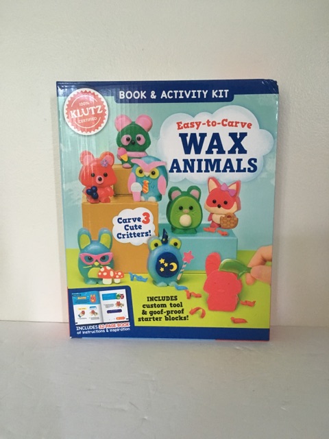 Klutz Easy to Carve Wax Animals UPC #730767896089