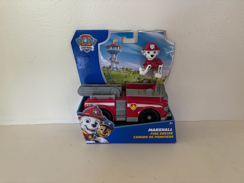 SpinMaster Paw Patrol Marshall Fire Engine UPC #681147037397
