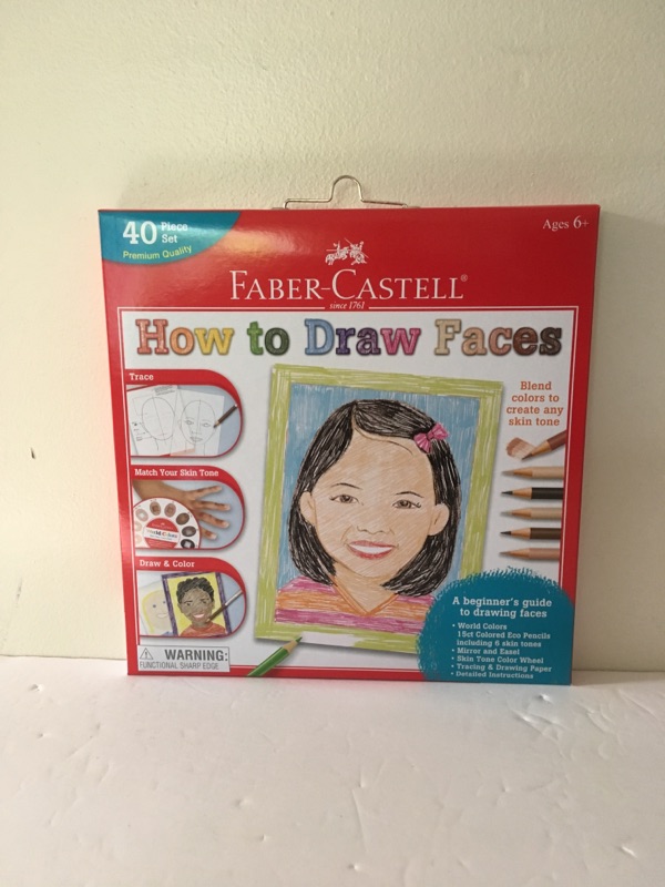 Faber Castell How to Draw Faces Kit UPC #092633314227