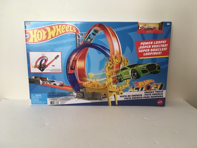 Mattel HotWheels Energy Track Set UPC #887961868180