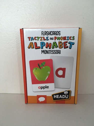 Headu Flashcards Tactile and Phonics Alphabet Montessori UPC ...