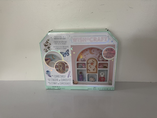 Bright Stripes Wish Craft Paint a Curio Shelf UPC #810169161258