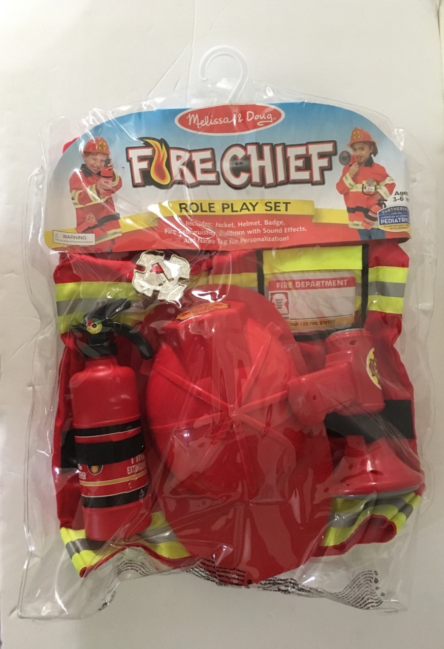 Melissa & Doug Fire Chief Role Play Set UPC #000772048347