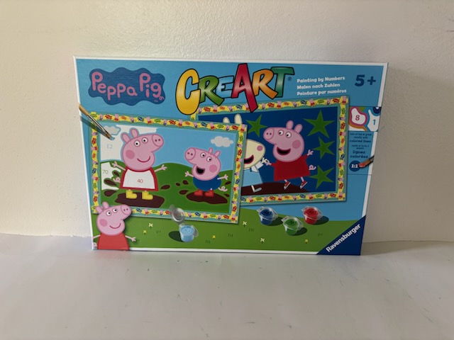 Ravensburger CreArt Peppa Pig Paint by Numbers UPC #4005556259694