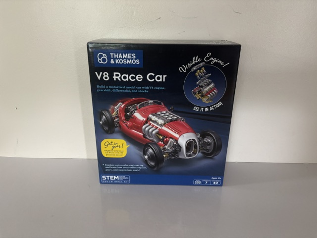 Thames & Kosmos V8 Race Car STEM Kit UPC #810172680951