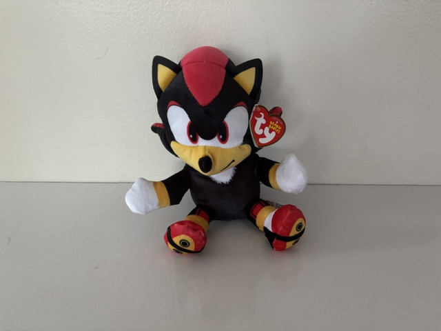 TY Beanie Babies Sonic the Hedgehog Shadow Plush UPC #008421442102