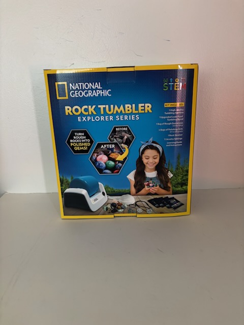 bluemarble National Geographic Rock Tumbler STEM Kit UPC #810070620486